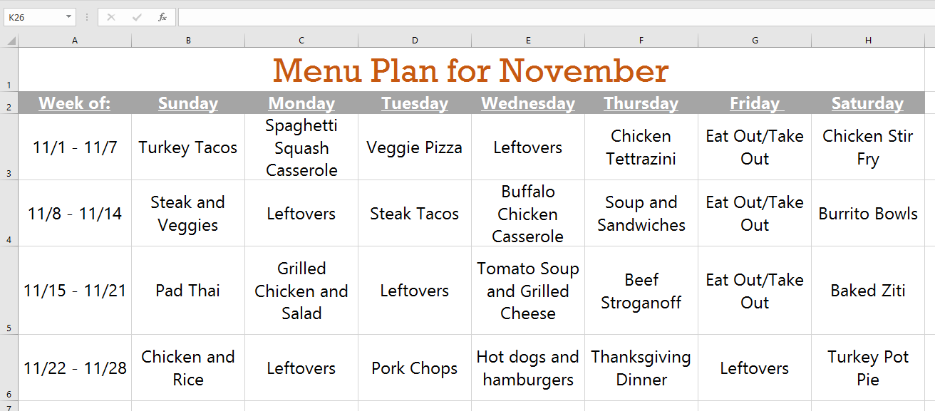 Formatting challenge example